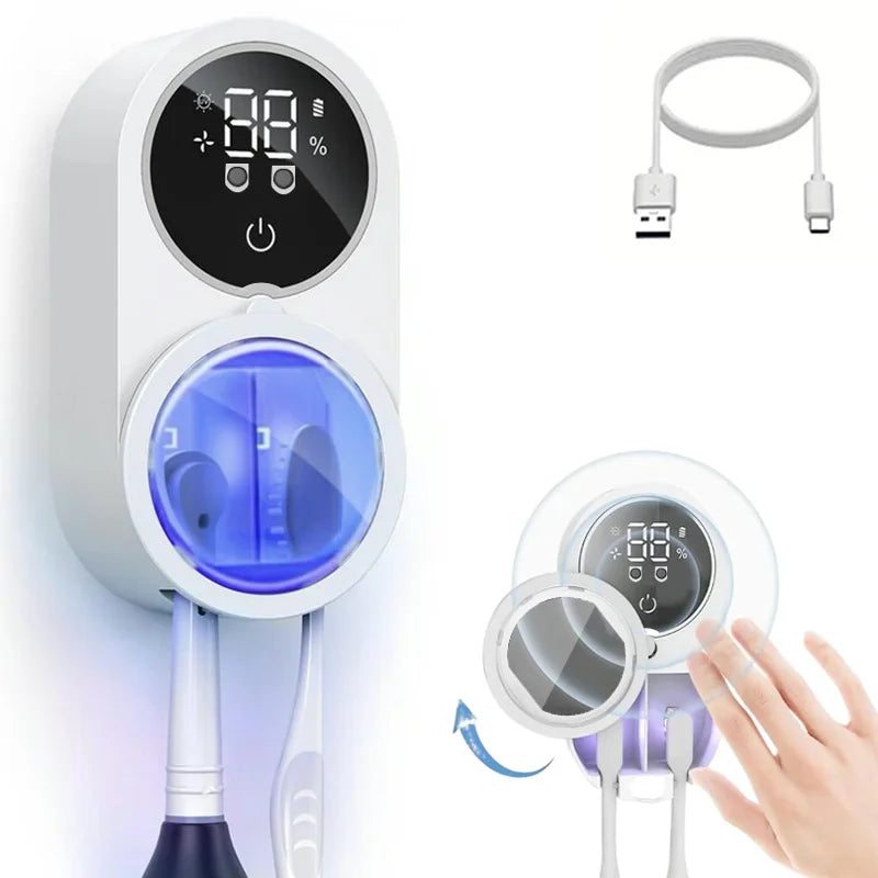 🌟 Bloomful Pure™ – Effektiv UV-tannbørstesterilisator for rent og friskt!