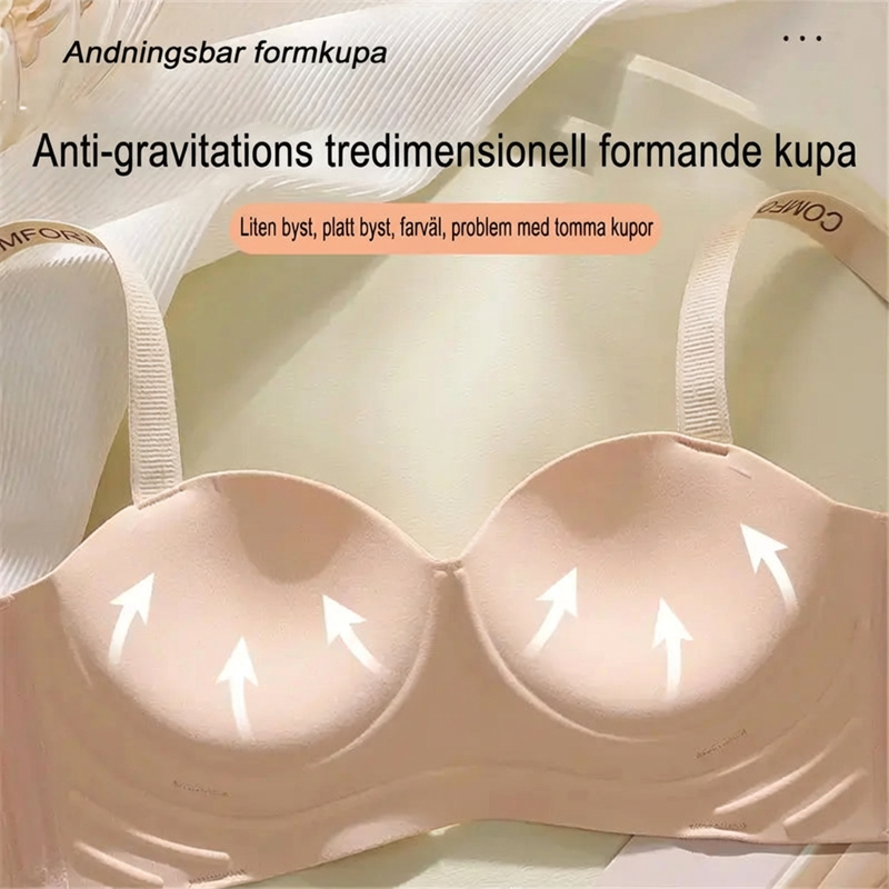 🔥Tidsbegrenset tilbud🔥Bøylefri sømløs BH med løftende og formende effekt🔥