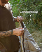 ❄3-i-1 ultralett termisk poncho