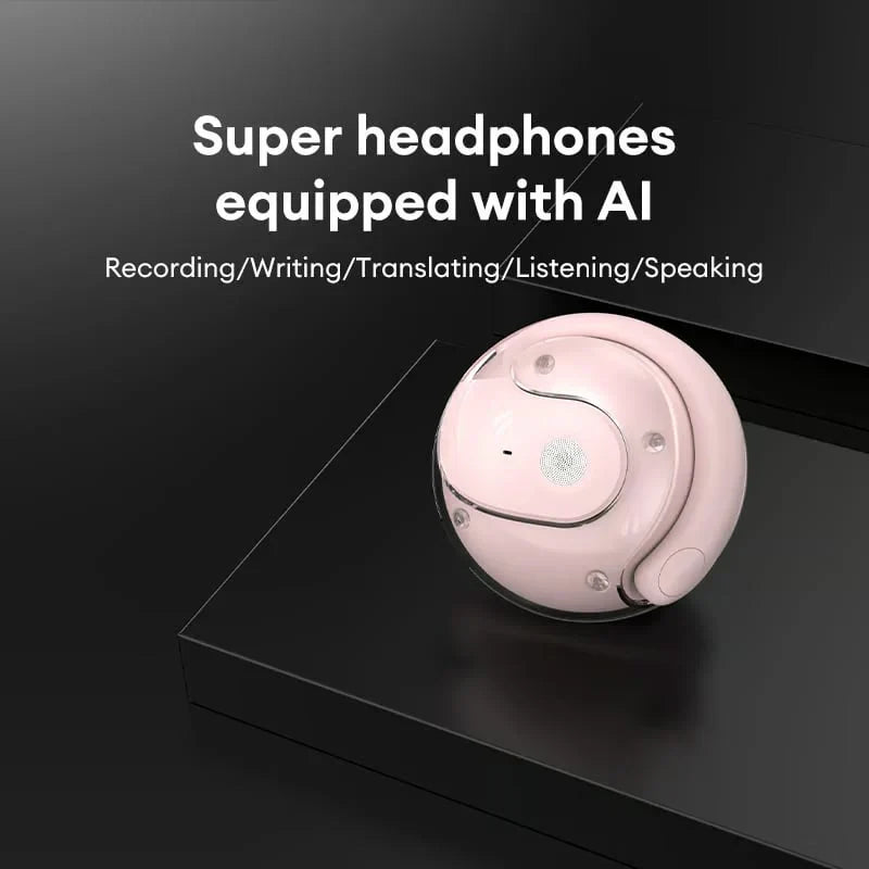 SISTA DAGEN-REA 50% RABATT ⏰ AI-översättning T26 Pro trådlösa Bluetooth-hörlurar.