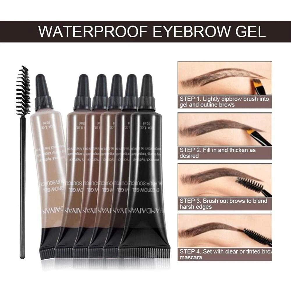 💄✨ Langvarig vanntett flytende øyenbrynsgelé/farge