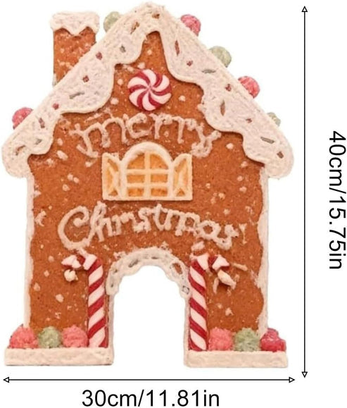 🍪 50 % RABATT NÅ! ✨ Pepperkake-golfsett – Festlig julespill med 2 puttere og 6 hull for familiemoro i høytiden 🎄🏌️‍♂️ 