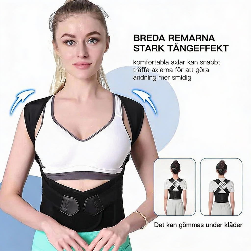 🔥🔥Holdningskorrigerer for nakke og rygg – Rask smertelindring og rettere holdning