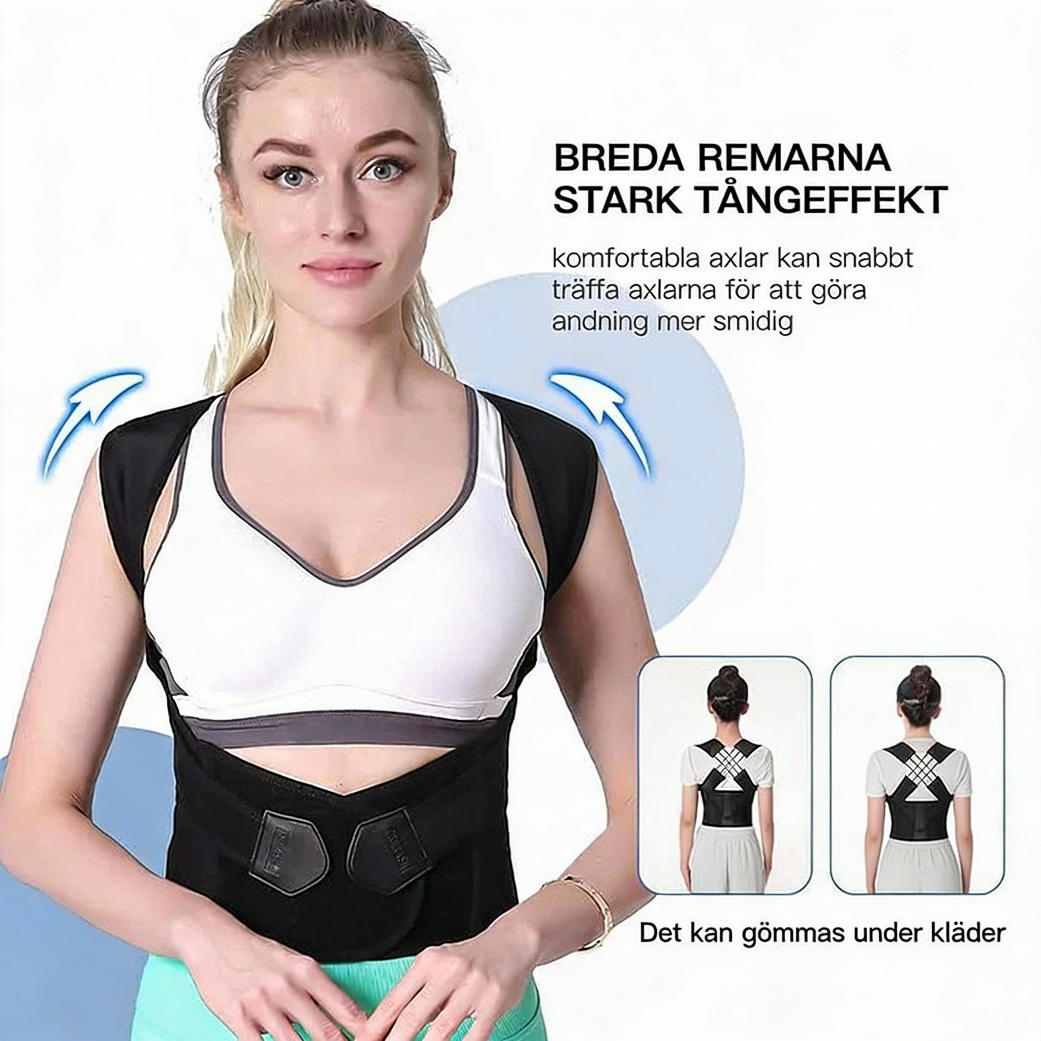 🔥🔥Holdningskorrigerer for nakke og rygg – Rask smertelindring og rettere holdning