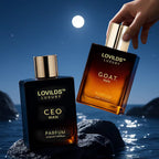 Sista 3 timmarna: 50% RABATT🔥Doftset för herrar med CEO MAN-parfym och GOAT MAN-arom