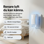 🔥 KJØP 1 FÅ 1 GRATIS: Sunnere luft i hvert rom – Helt stillegående og Filterløs