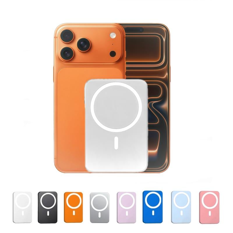 🔋 Magnetisk trådløs powerbank for iPhone – 5000 mAh