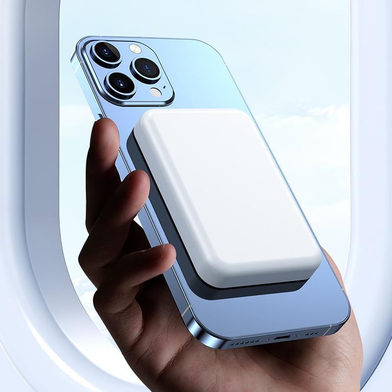 🔋 Magnetisk trådløs powerbank for iPhone – 5000 mAh