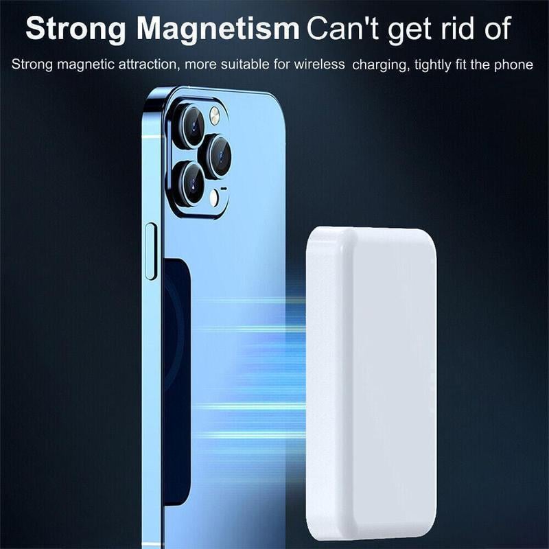 🔋 Magnetisk trådløs powerbank for iPhone – 5000 mAh
