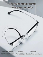 🌎Avsluttes i dag: 70 % RABATT!🔥👓Ultralette antiblå presbyopiske briller✨