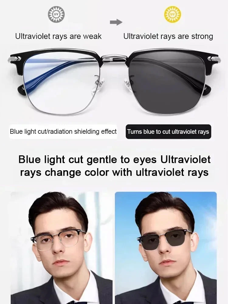 🌎Avsluttes i dag: 70 % RABATT!🔥👓Ultralette antiblå presbyopiske briller✨