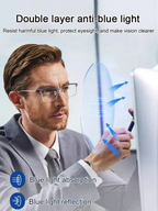 🌎Avsluttes i dag: 70 % RABATT!🔥👓Ultralette antiblå presbyopiske briller✨