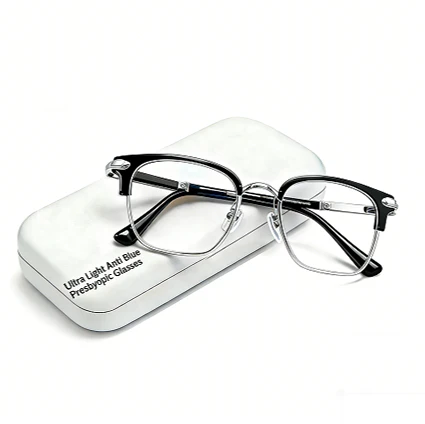 🌎Avsluttes i dag: 70 % RABATT!🔥👓Ultralette antiblå presbyopiske briller✨