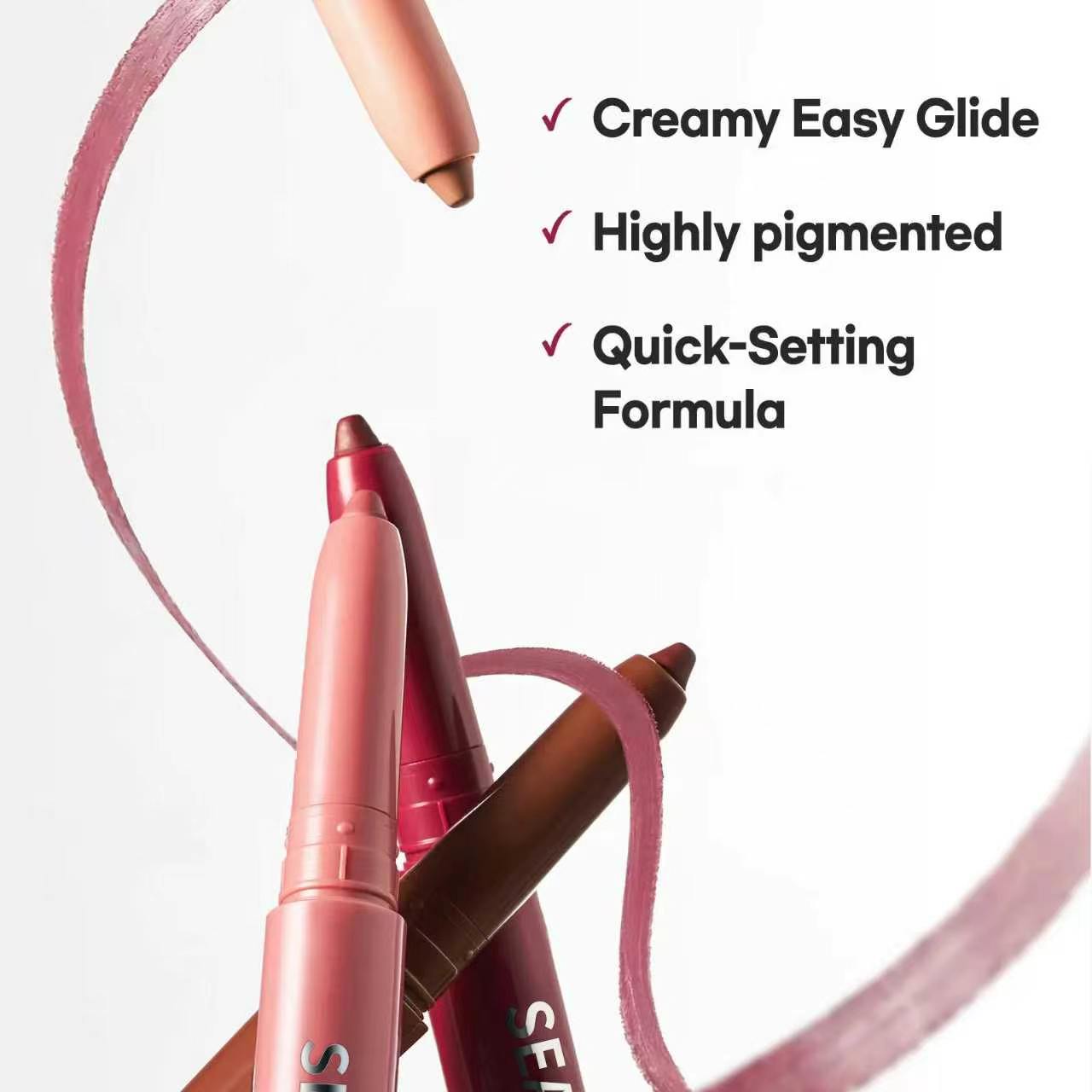 💋Easy Glide Lip Liner — Kremet, blandbar farge med smidig påføring