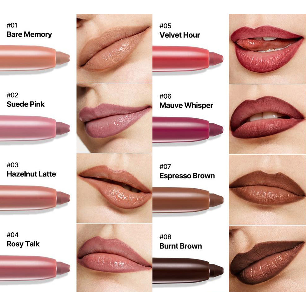 💋Easy Glide Lip Liner — Kremet, blandbar farge med smidig påføring