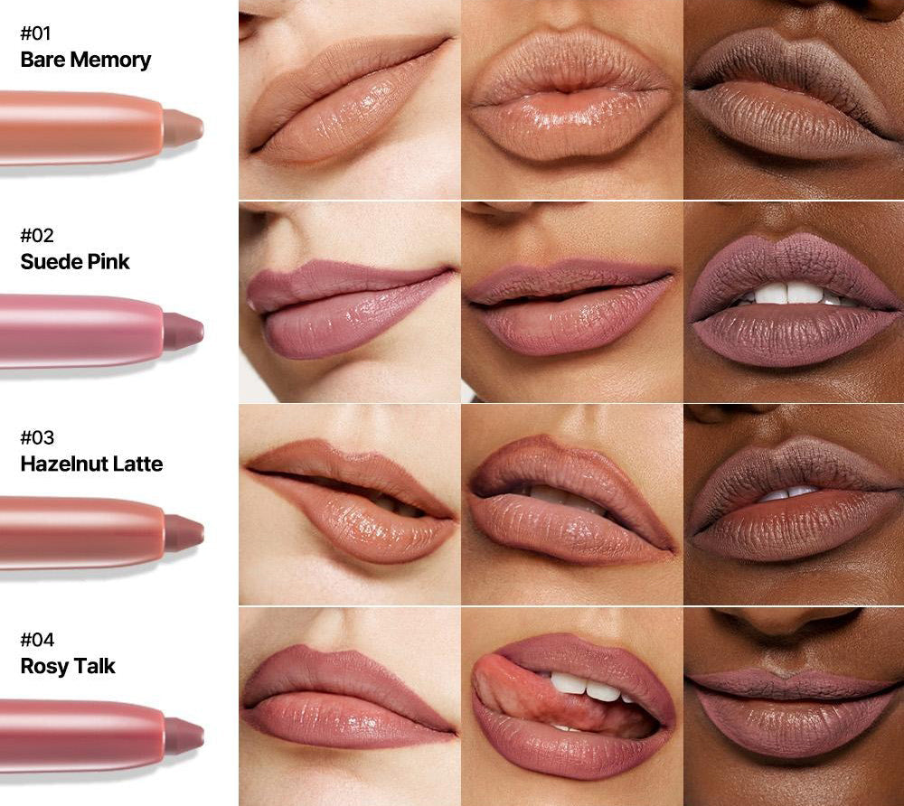 💋Easy Glide Lip Liner — Kremet, blandbar farge med smidig påføring