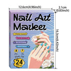 12/24 färger nagelkonstpennor – DIY 3D-markörer för teckning, prickning och manikyr