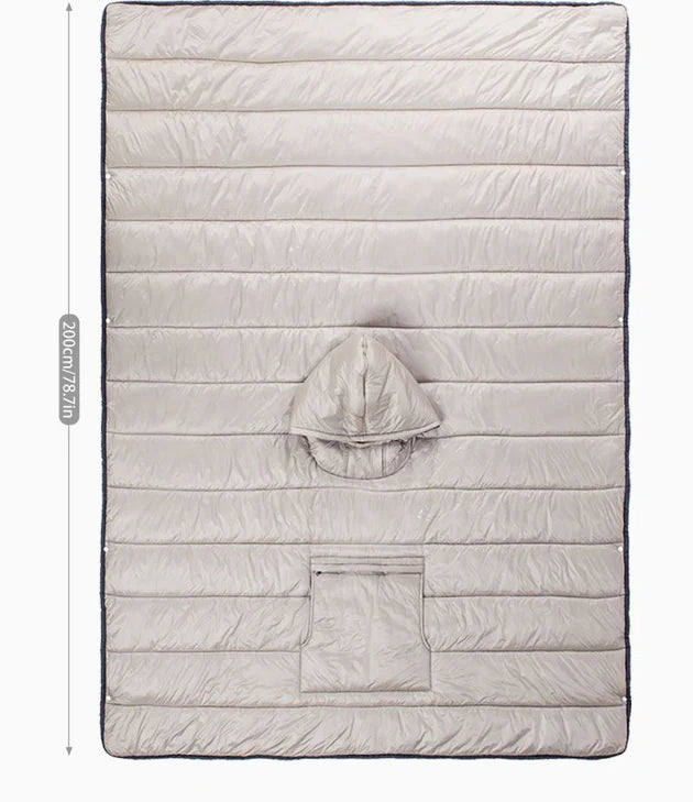 ❄3-i-1 ultralett termisk poncho