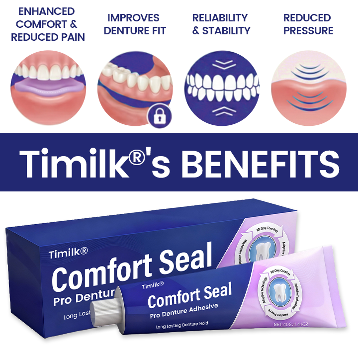 🔥 BEGRÄNSAT SPECIALERBJUDANDE 🔥🦷💜FDA-certifierad (Kliniskt bevisad 96 timmars låshållning för säker, bekväm och zinkfri protespassform)