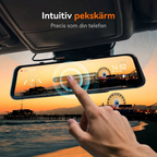 🚗✨ G900Pro 12MP bakspeil med WiFi og berøringsskjerm – Premium sikkerhet med 30 måneders garanti