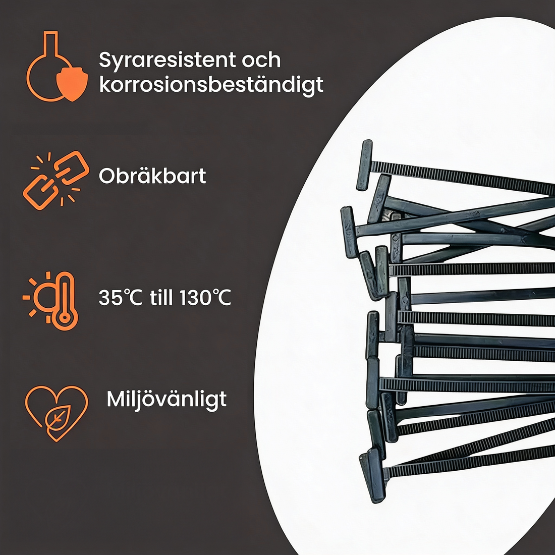 🔧✨Universal spenne til kabelbånd i nylon