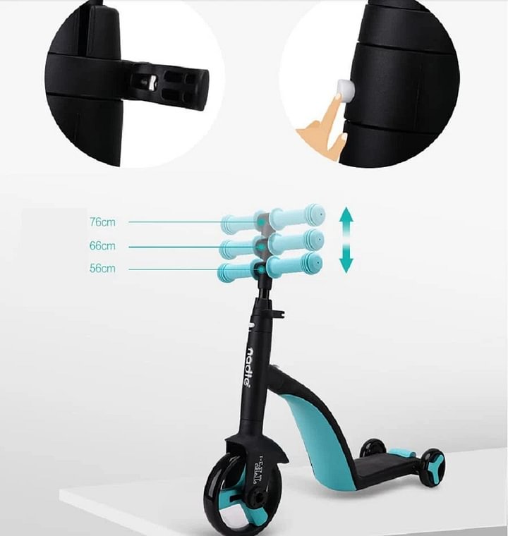 🔥3-i-1 barnesparkesykkel og småbarnssykkel🛴 