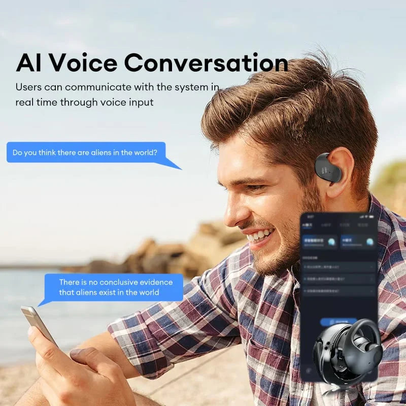 SISTA DAGEN-REA 50% RABATT ⏰ AI-översättning T26 Pro trådlösa Bluetooth-hörlurar.