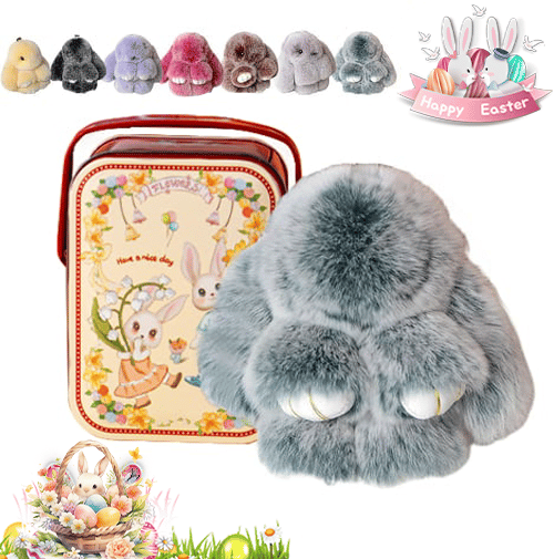 🐰 Håndlagde myke kaninsmykker