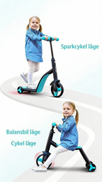 🔥3-i-1 barnesparkesykkel og småbarnssykkel🛴 