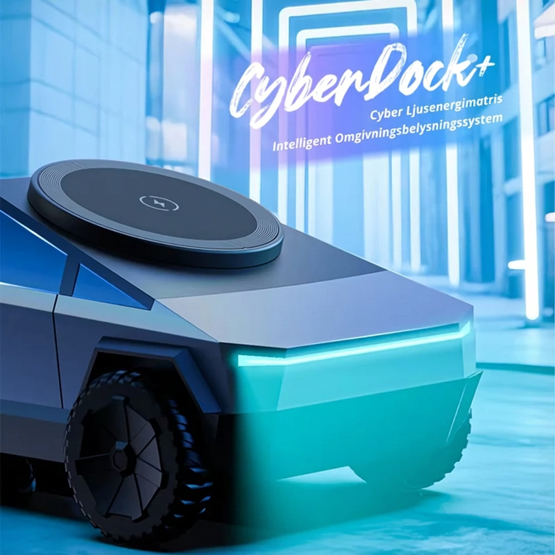 ⚡ CyberDock 3-i-1 trådløs lader – Rask, smidig og kraftig