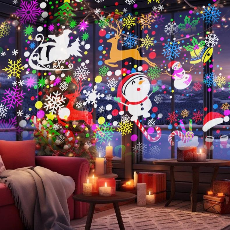 🎄 Juleprojektor – Lag et magisk juleparadis på sekunder!