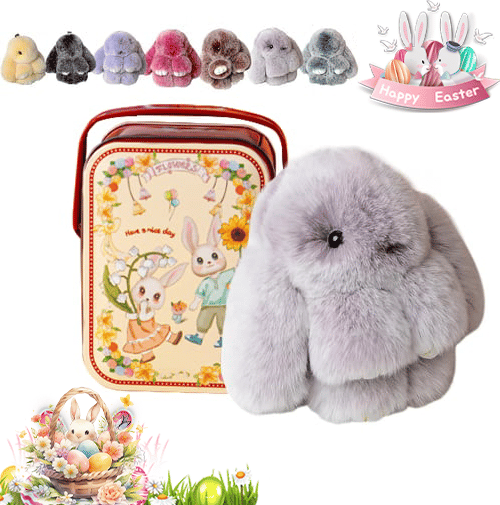 🐰 Håndlagde myke kaninsmykker