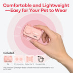 PetPhone for Dogs & Cats – 2-Way PetChat, Global GPS Tracker with Geofencing Alerts, Real-Time Tracking, Wellness Monitoring, Pet Finder, IP67 Waterproof, Up to 5 Days