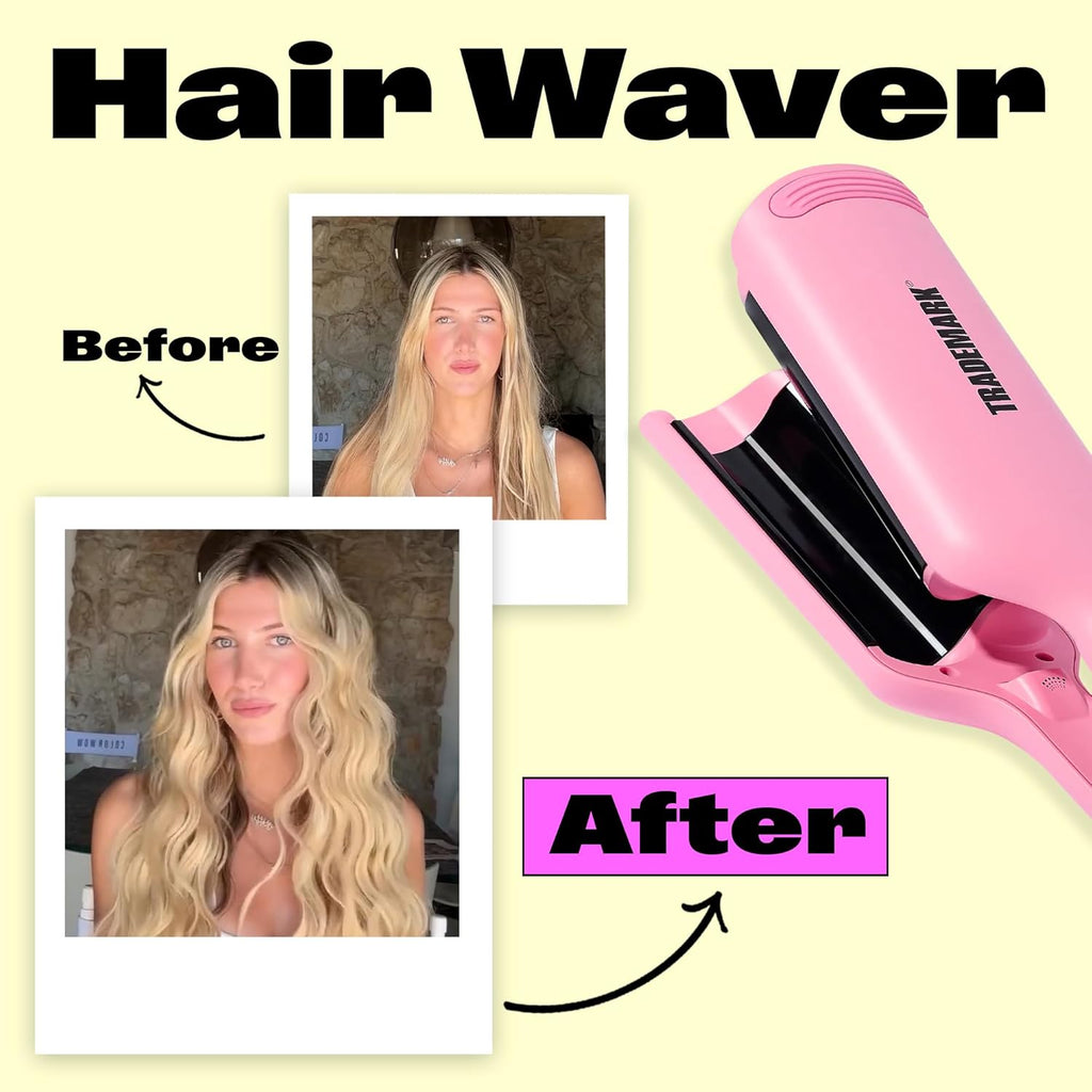 Deep Hair Waver för strandlockar – 32mm Trippelpång