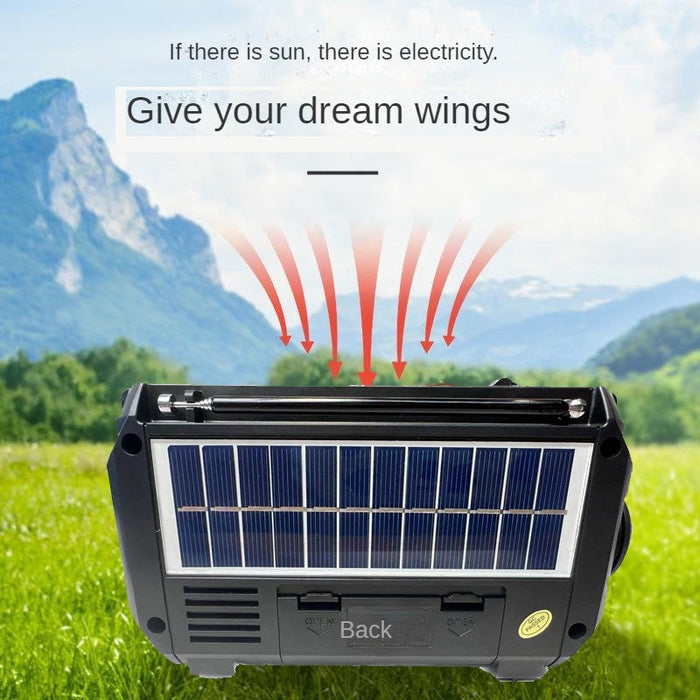 Ladda med Solen: Upplev Friheten med PX-777 Soldriven Radio ☀️
