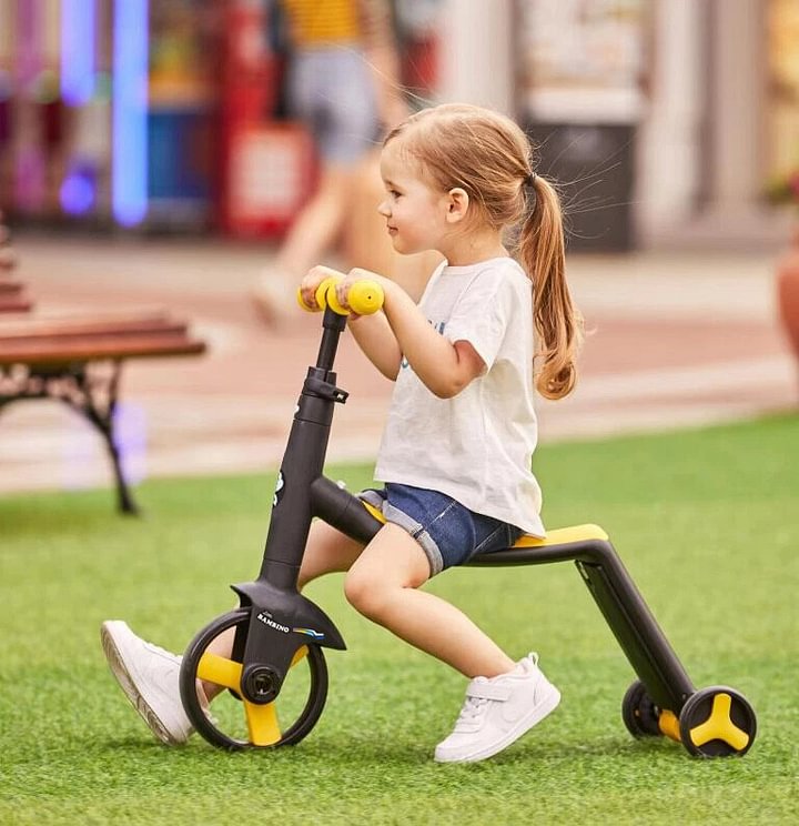 🔥3-i-1 barnesparkesykkel og småbarnssykkel🛴 