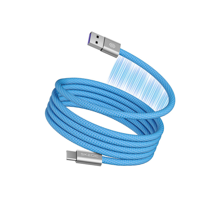 Köp 1 Få 1 GRATIS: Magnetisk Trasselfri Laddningskabel – Självupprullande & Snabbaddning (2-pack)