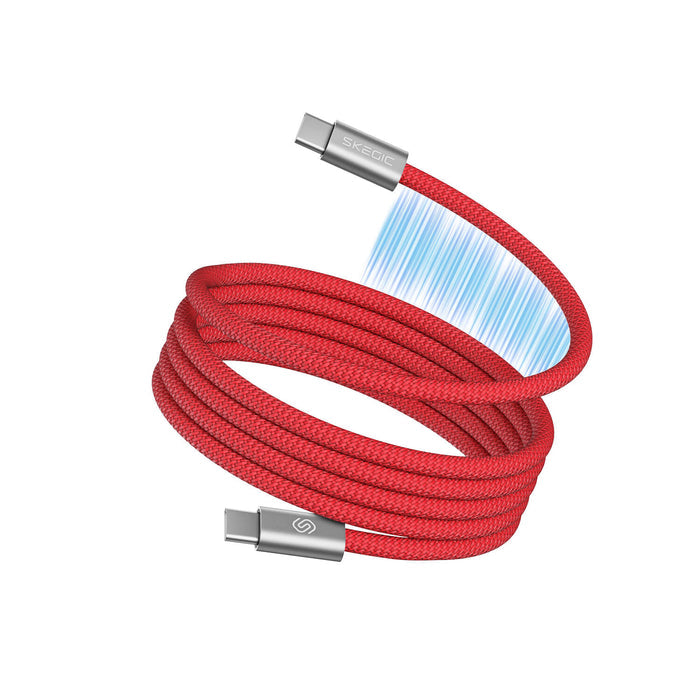 Köp 1 Få 1 GRATIS: Magnetisk Trasselfri Laddningskabel – Självupprullande & Snabbaddning (2-pack)