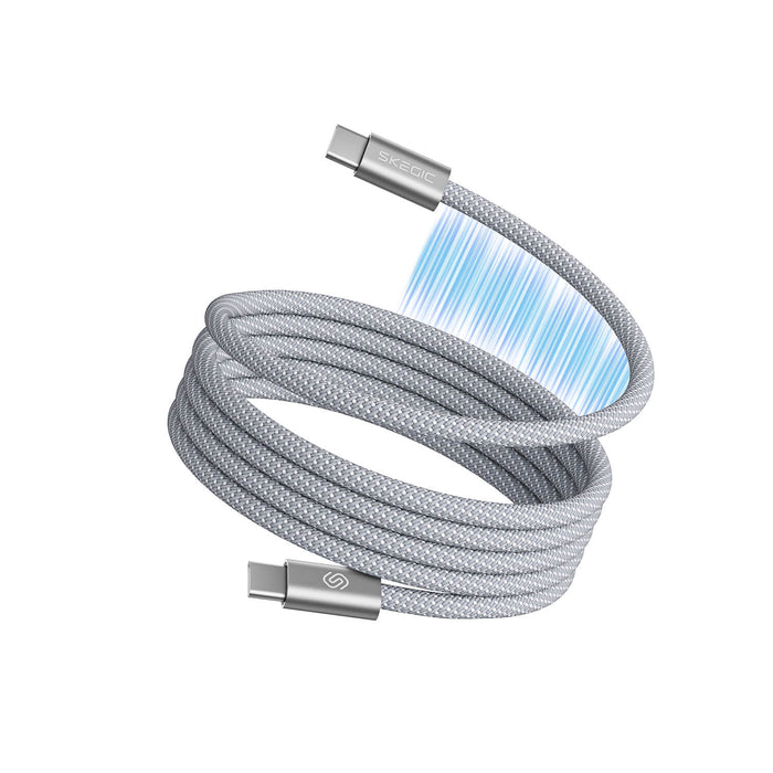 Köp 1 Få 1 GRATIS: Magnetisk Trasselfri Laddningskabel – Självupprullande & Snabbaddning (2-pack)