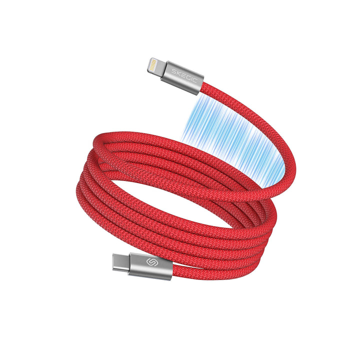 Köp 1 Få 1 GRATIS: Magnetisk Trasselfri Laddningskabel – Självupprullande & Snabbaddning (2-pack)