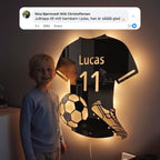 Fotbollsspelare | Personlig LED-Spegel