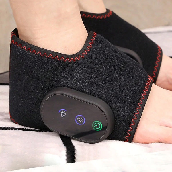 "Slut på fotvärk – Trådlös massage med 2 intensitetsnivåer! 🔋"