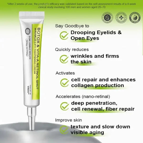 Botox & Vita-A Retinol Shot Wrinkle-Lift Tightening cream