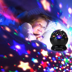 🌌✨Roterende stjerneprojektor – Perfekt gave til barn og stjerneelskere!