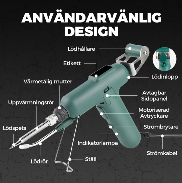 🔥Multifunksjonell mini håndholdt elektrisk loddebolt🔧🎯