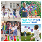 ✨🛸 Flygende magisk ball – LED-drone med boomerang og neonlys!