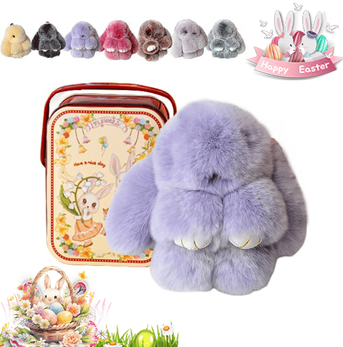 🐰 Håndlagde myke kaninsmykker