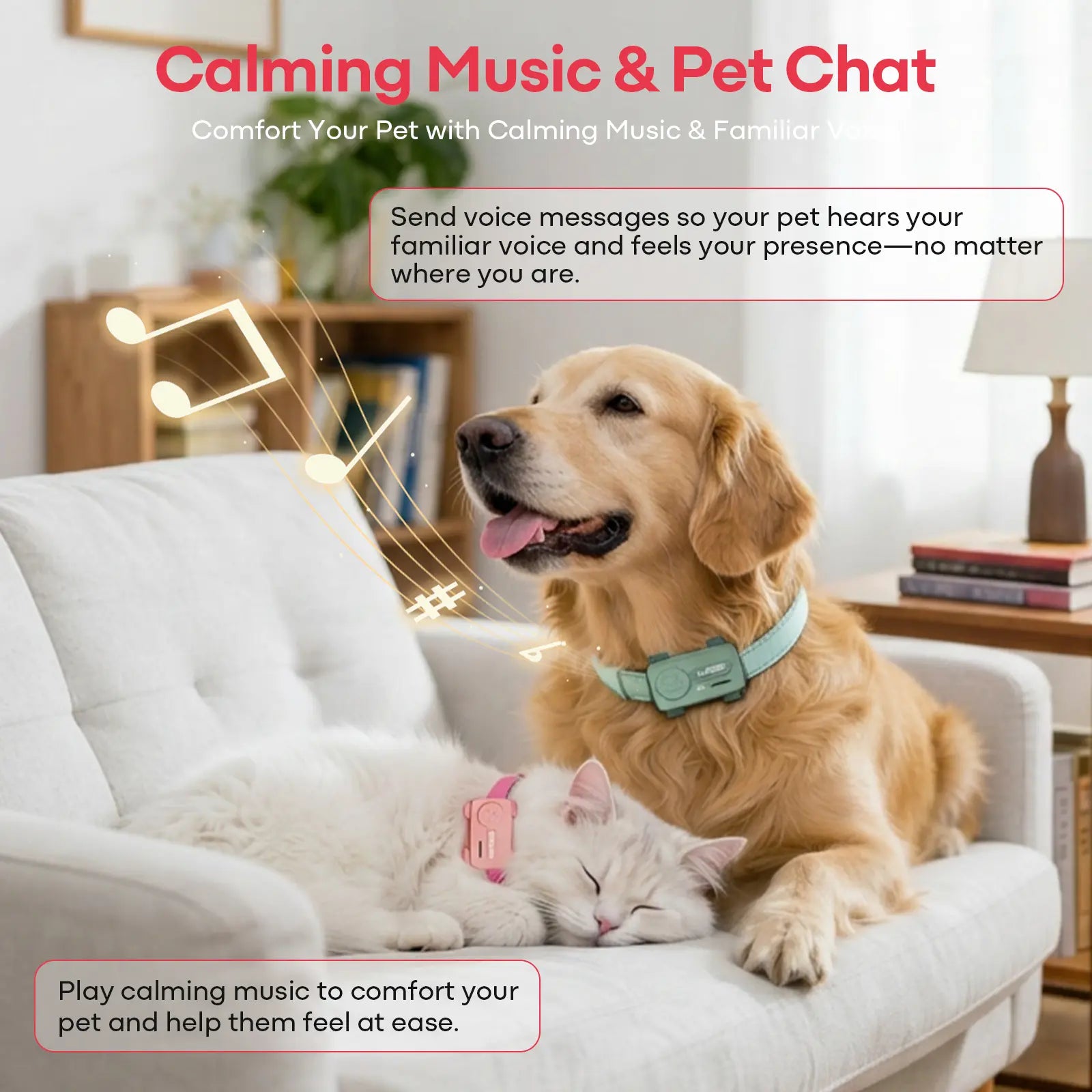 PetPhone for Dogs & Cats – 2-Way PetChat, Global GPS Tracker with Geofencing Alerts, Real-Time Tracking, Wellness Monitoring, Pet Finder, IP67 Waterproof, Up to 5 Days