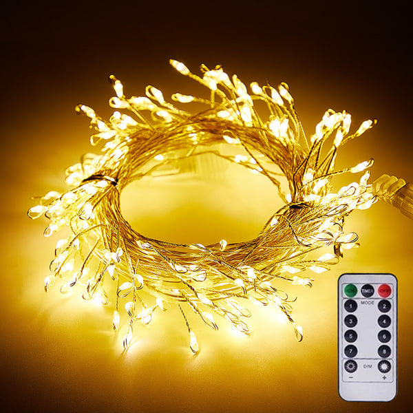 ✨🎁 Skapa magisk stämning med LED-ljusslinga med koppartråd! 🌟