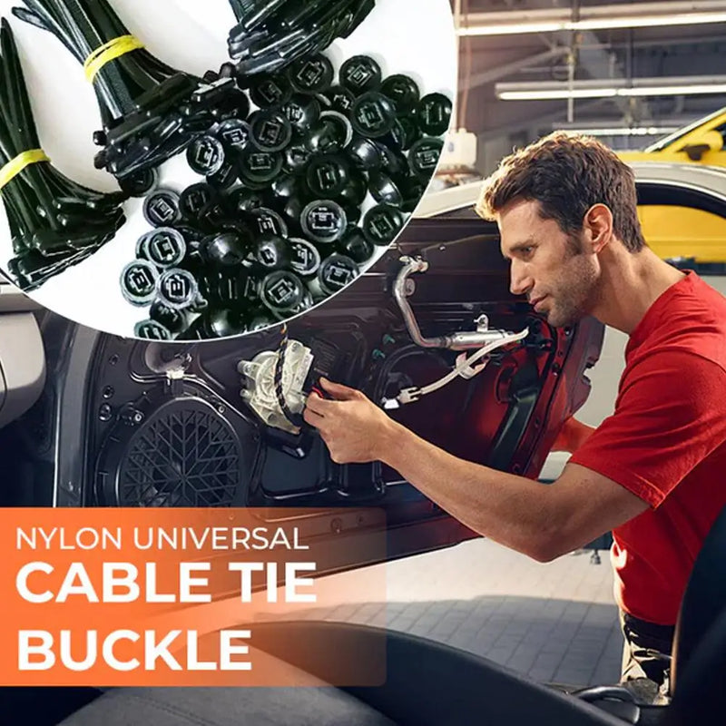 🔧✨Universal spenne til kabelbånd i nylon